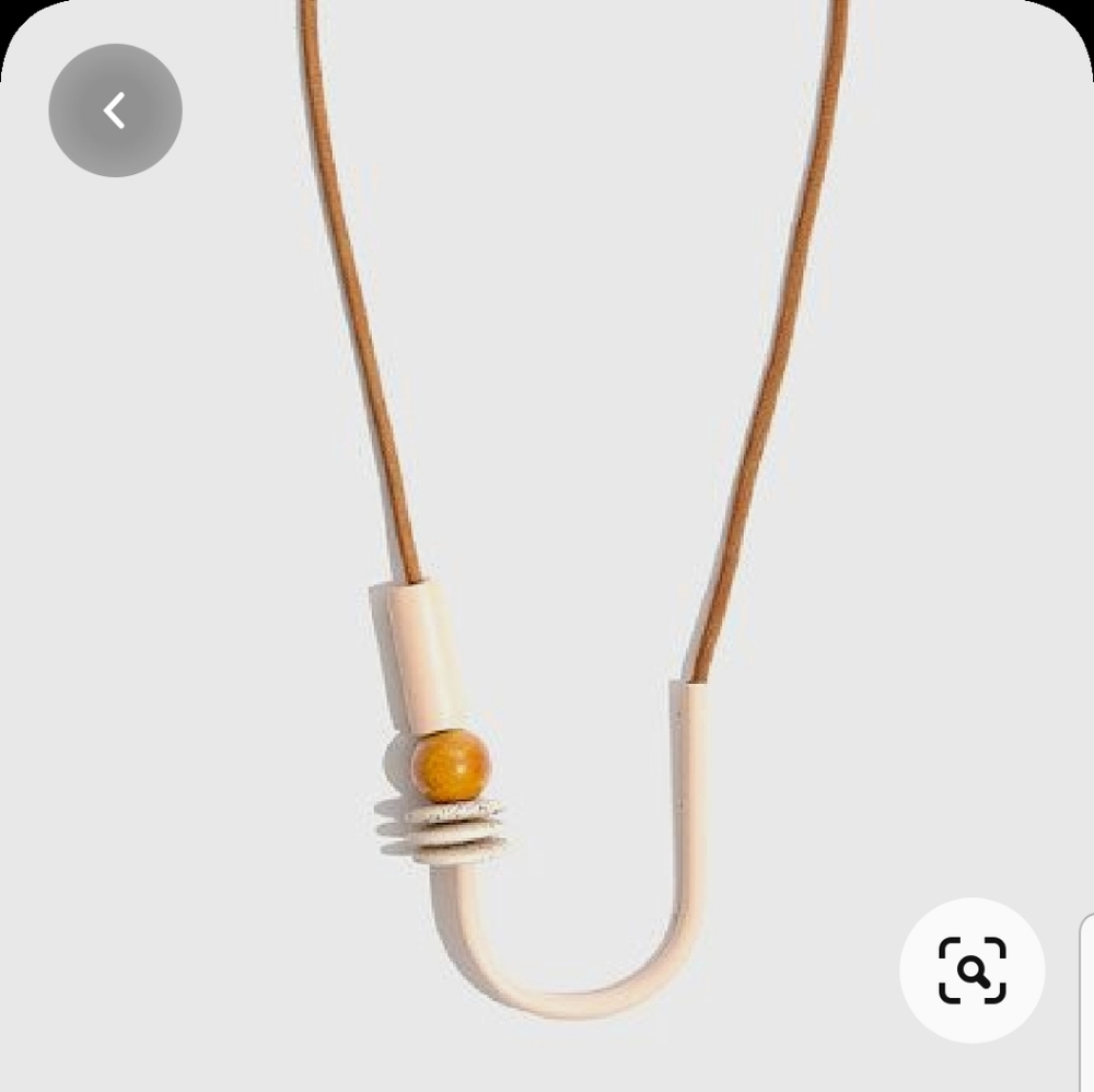 Madewell x Maslo chock a block necklace.